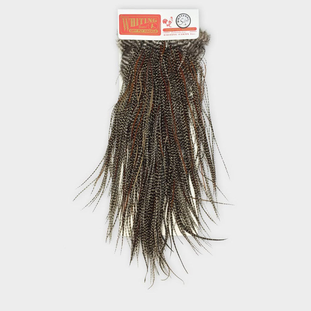 Bronze Midge 1/2 Saddle White Dyed Dark Dun E372