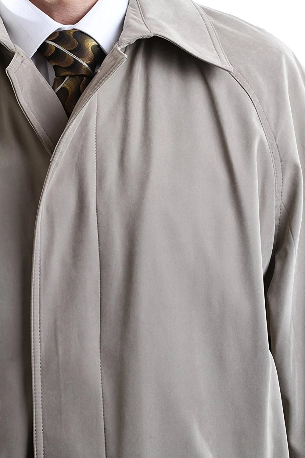 Taupe Full Length Raincoat F333