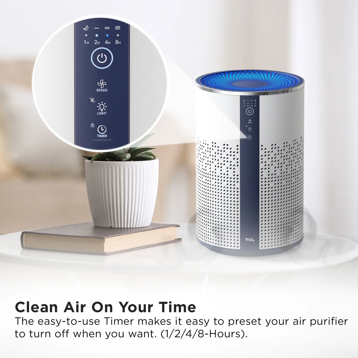 True H13 HEPA Air Purifier with Night Light G597