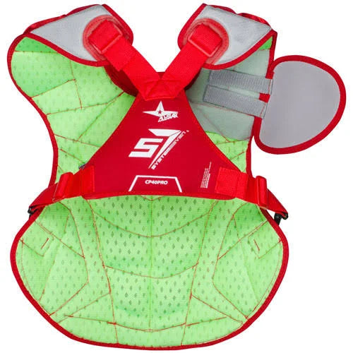 Chest Protector Navy/Scarlet B97620