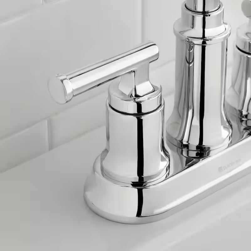 4 in. Centerset Double Handle High-Arc Bathroom Faucet in Chrome K1071