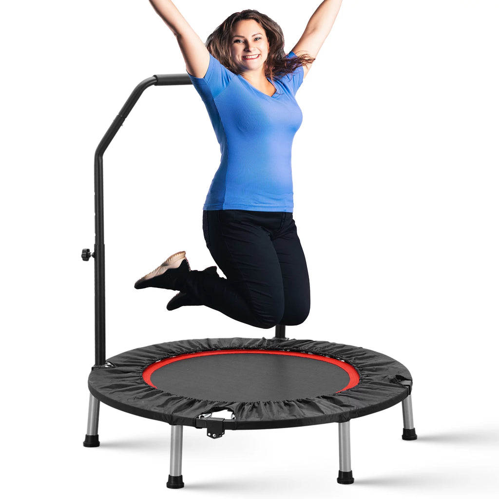 40 Mini Trampoline with Adjustable Foam Handle L7543