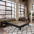 Black Full Platform Bed Frame M5284