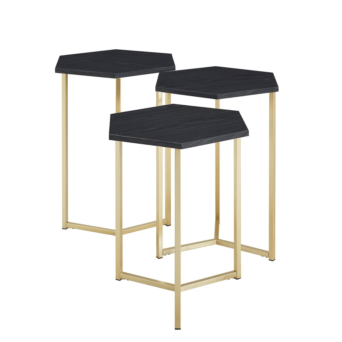 Hex Nesting Tables Set of 3 L6673