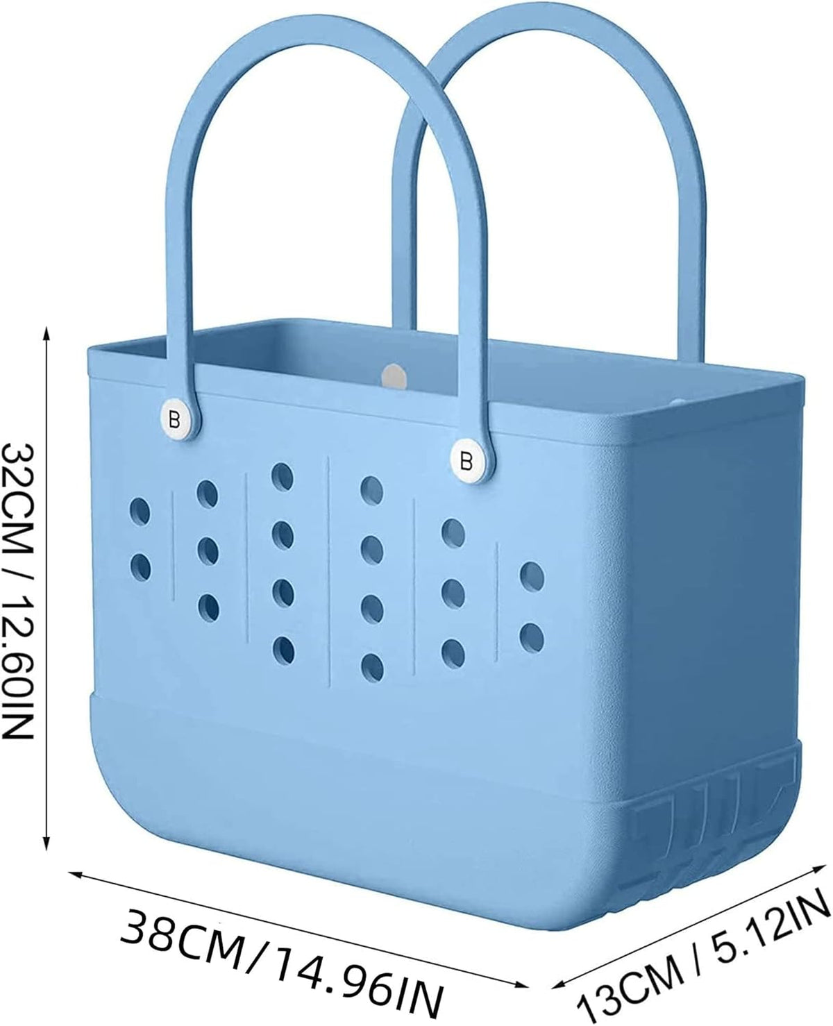 Blue Silicone Tote Bag P51666