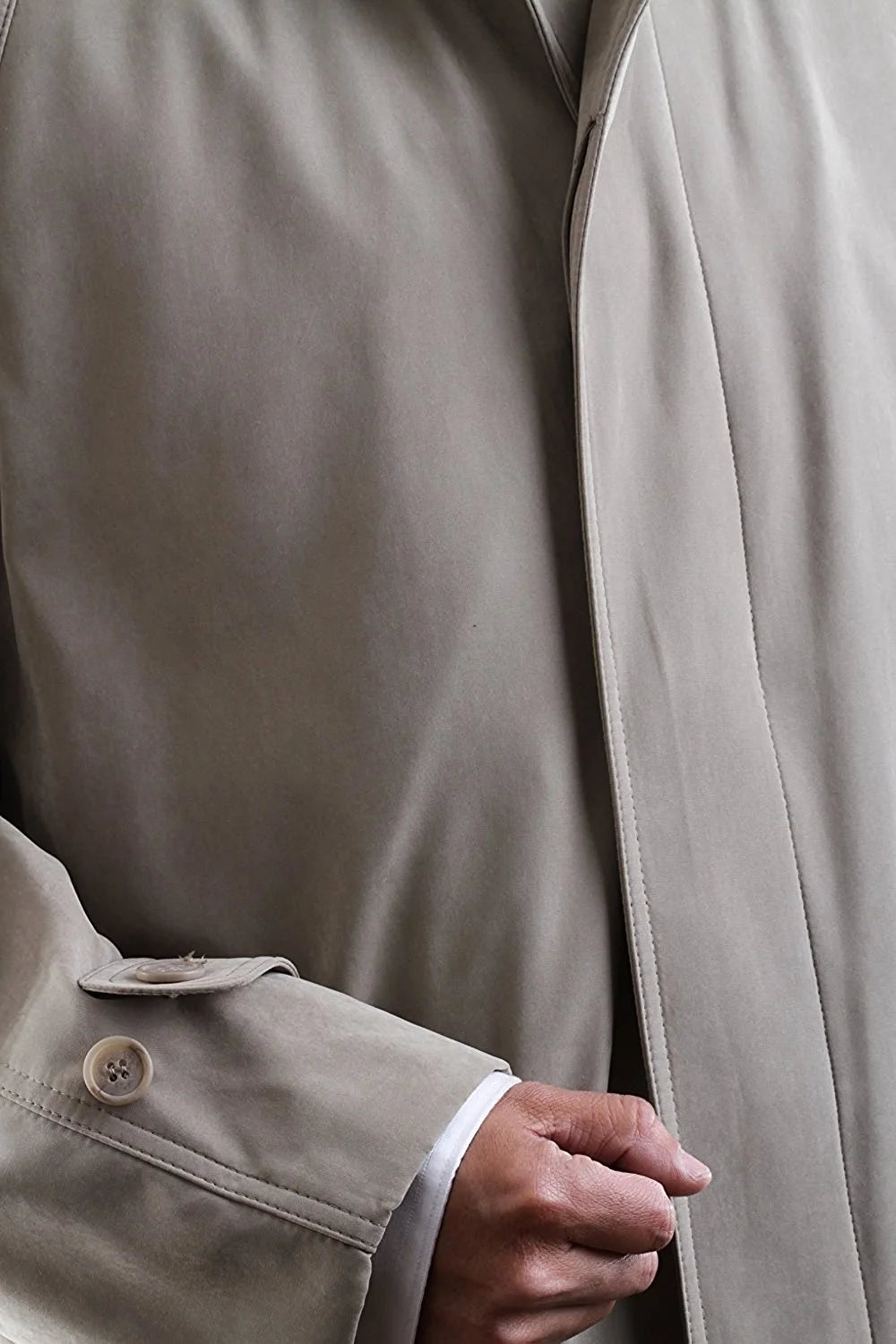 Taupe Full Length Raincoat F333