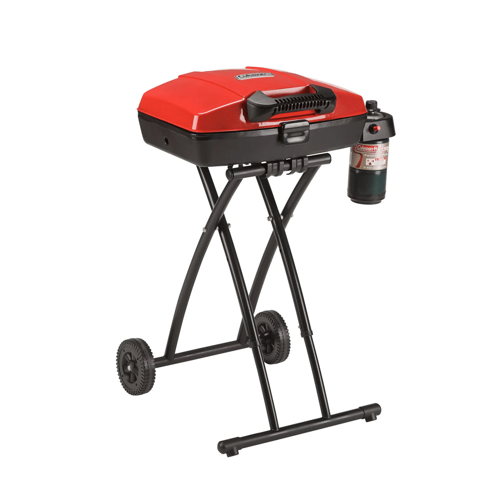 Portable 1-Burner Propane Grill 11,000 BTUs Red Z61535
