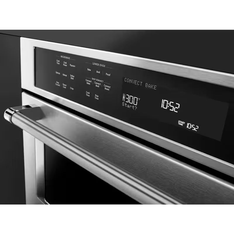 27 in. Electric Convection Wall Oven with Built-In Microwave in Stainless Steel I20975