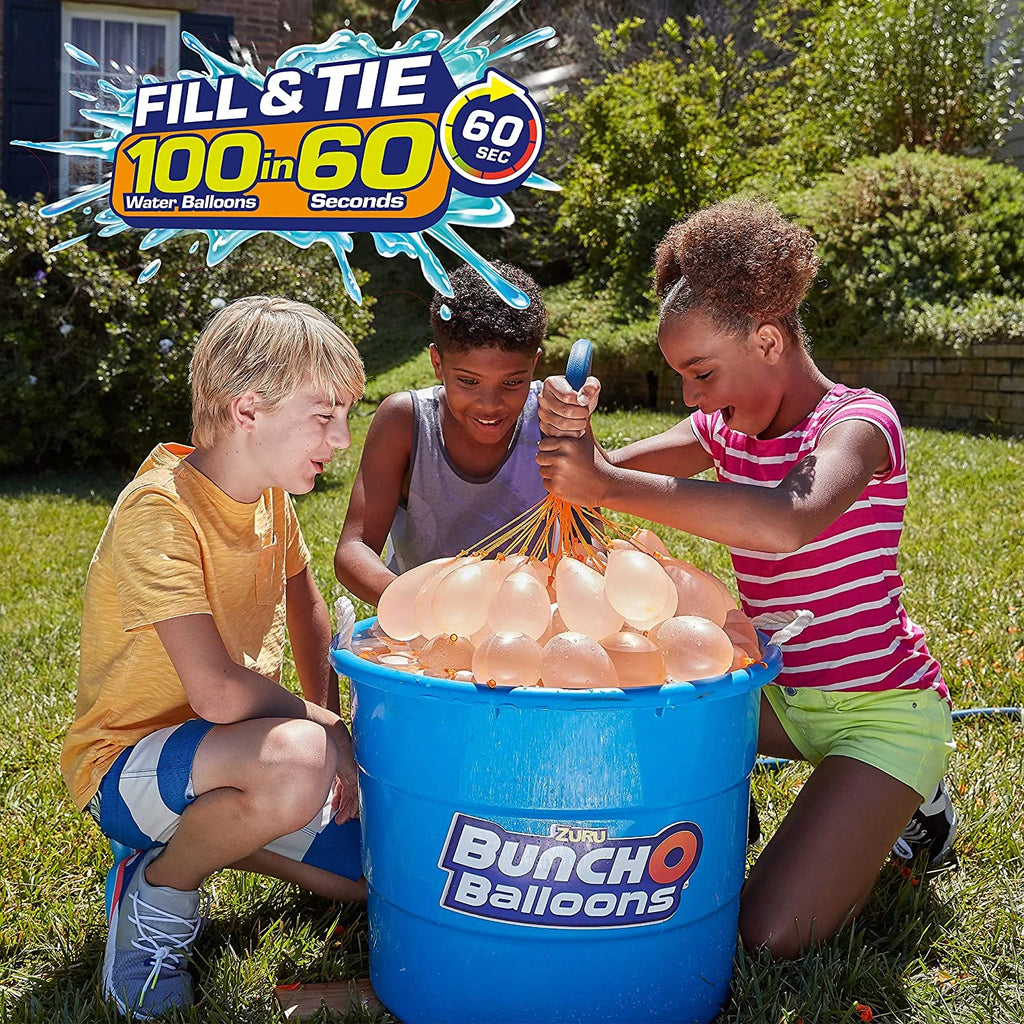100 Rapid-Filling Self-Sealing Water Balloons 3 Pack T568287