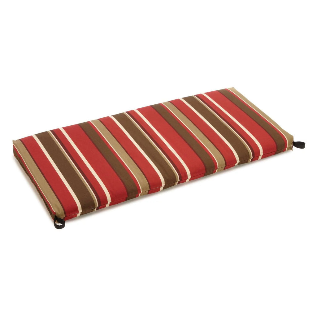Solid Outdoor Spun Polyester Loveseat Cushion Z3825
