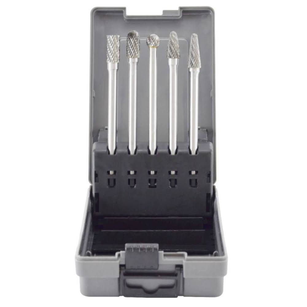 5 Piece 4.5x22 Double Cut Carbide Burr Set R924319