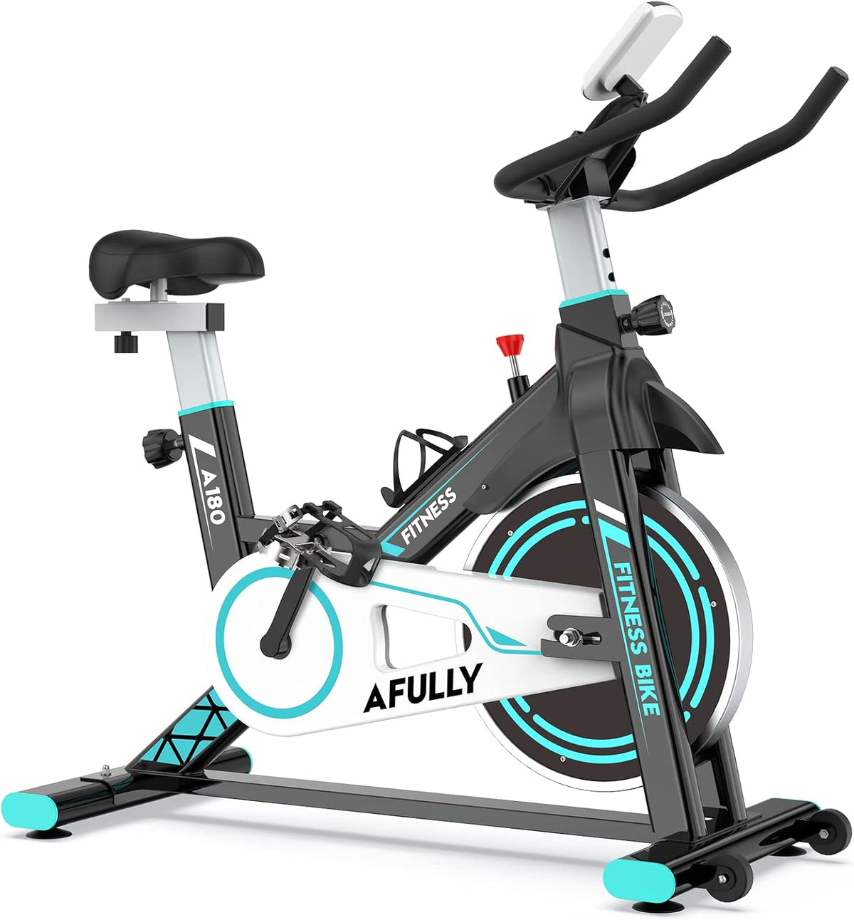 Indoor Cycling Bike with Adjustable Resistance and LCD Monitor Y3276