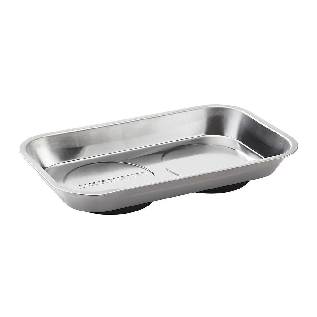9-1/2 in. x 5-1/2 in. Magnetic Stainless Steel Parts Tray S3641