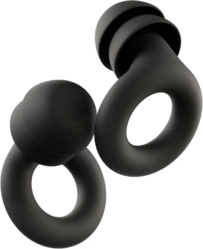 Reusable Ear Plugs with Double Tips, 24 dB Noise Reduction Z379