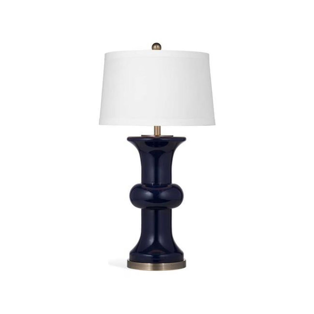 Navy Blue Glass Table Lamp A53315