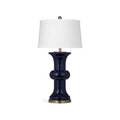 Navy Blue Glass Table Lamp A53315