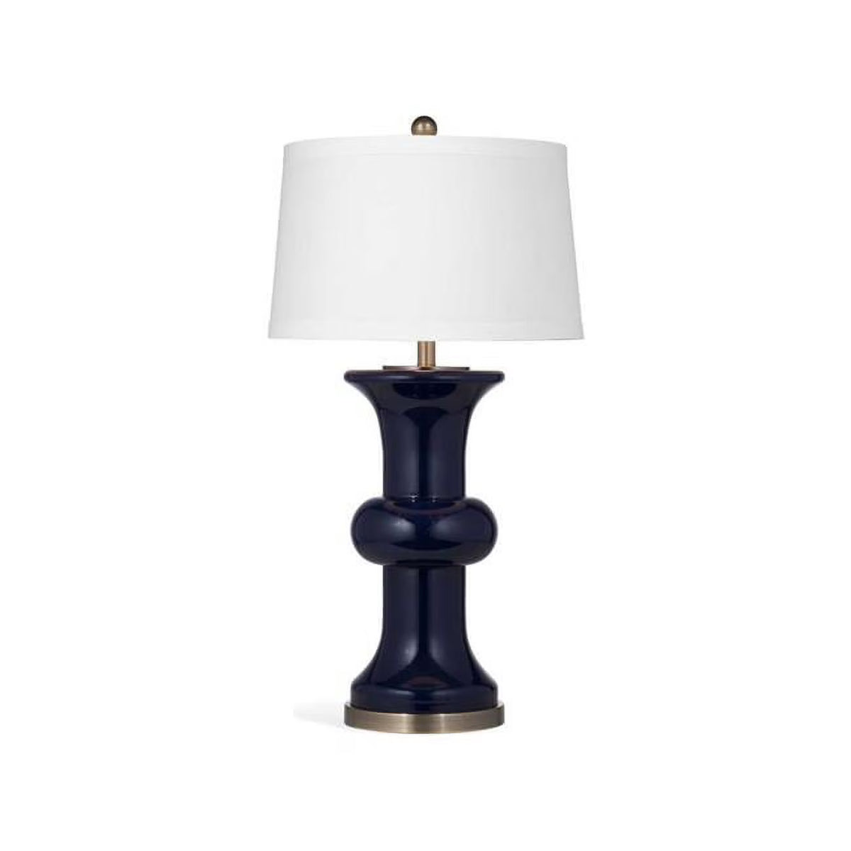 Navy Blue Glass Table Lamp A53315