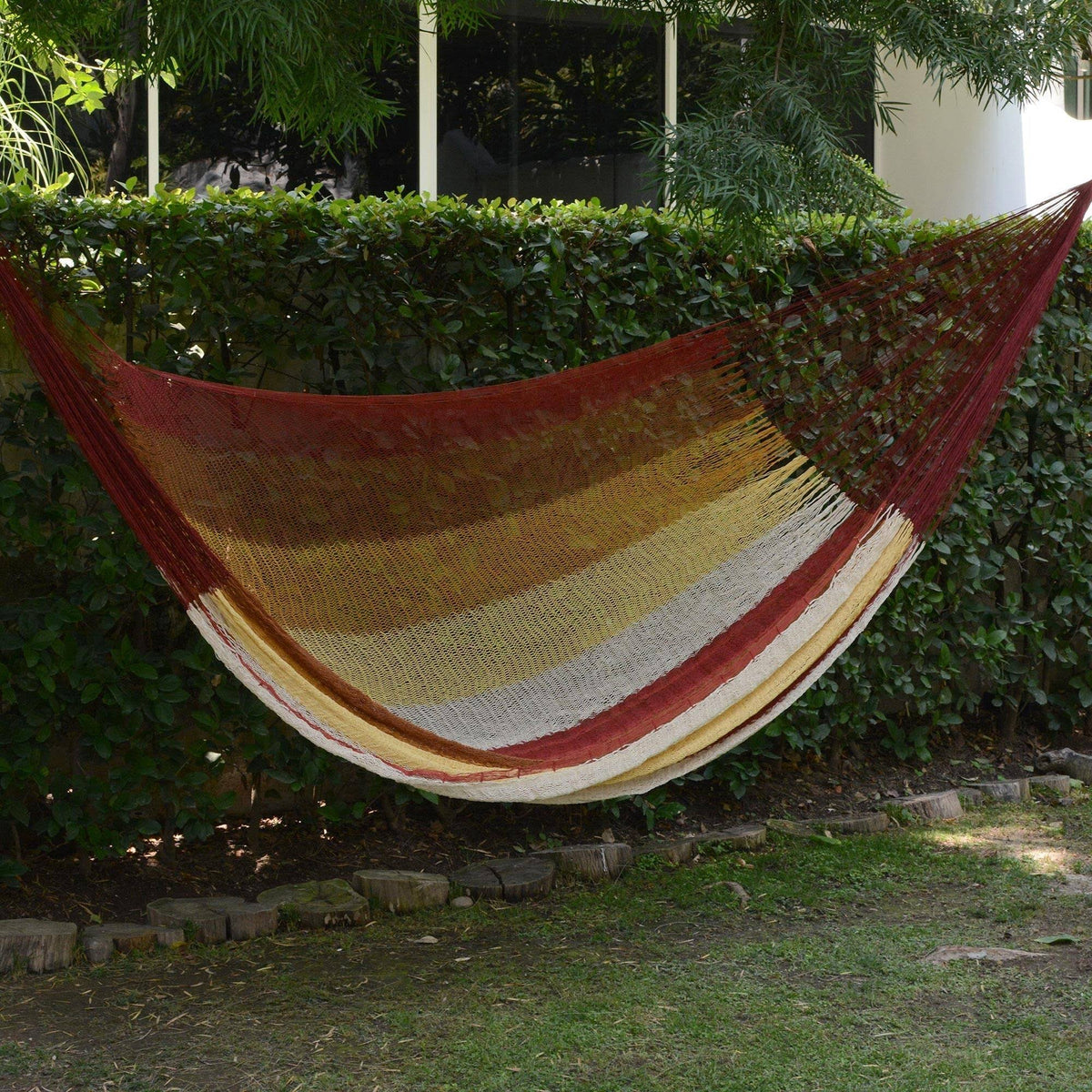 Multicolor Cotton Double Hammock D370838