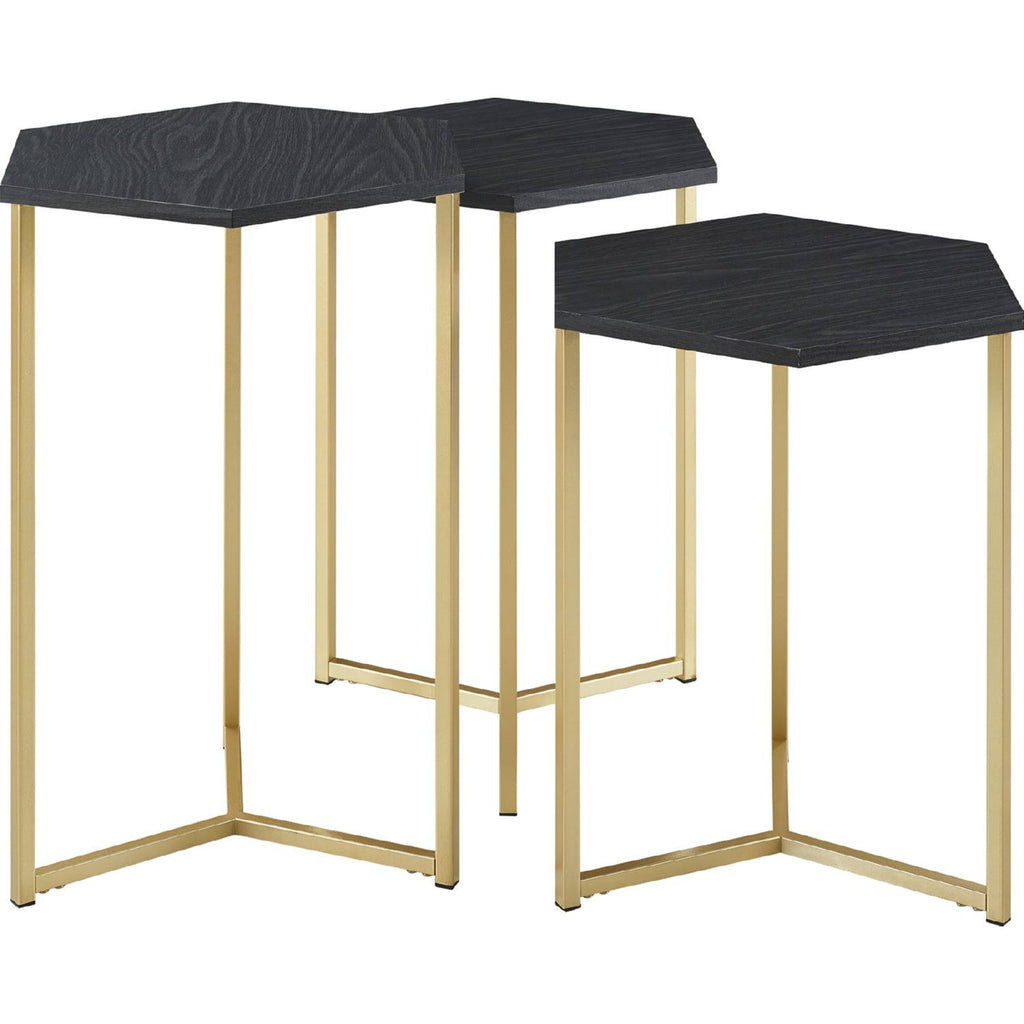 Hex Nesting Tables Set of 3 L6673