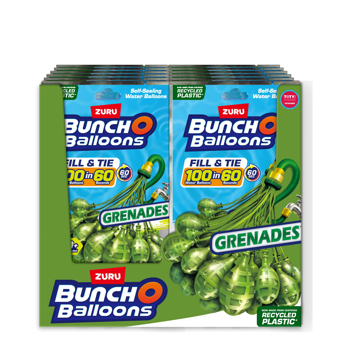 100 Rapid-Filling Self-Sealing Water Balloons 3 Pack T568287