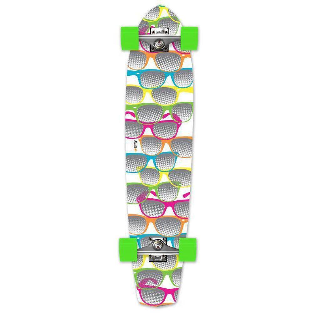 White Slimkick Longboard Complete O4133