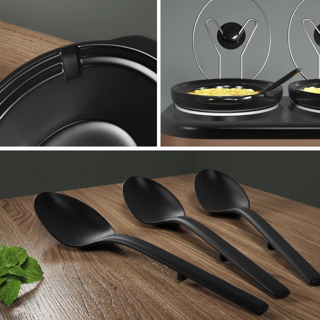 Triple Slow Cooker Buffet Server Stainless Steel Q7985