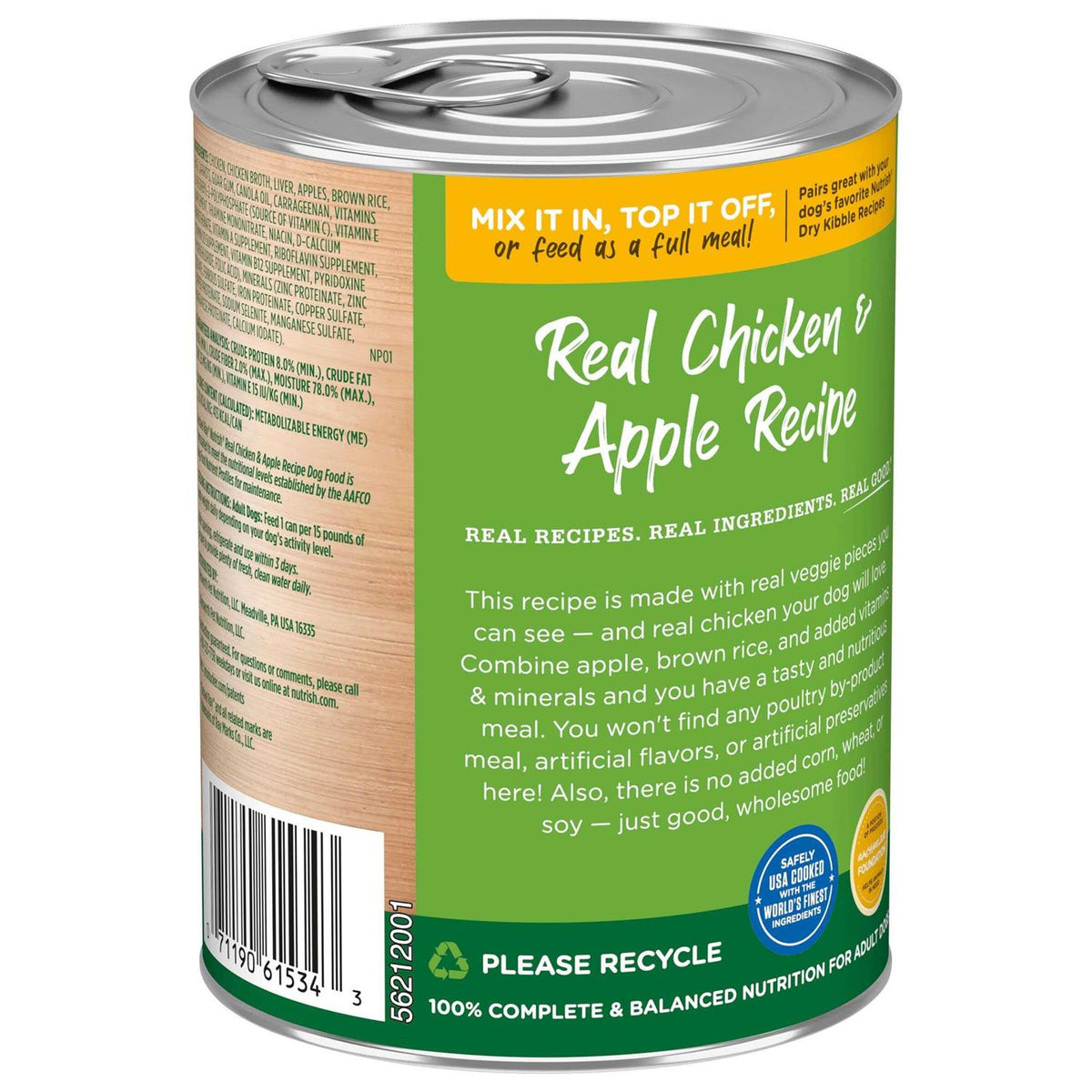 Wet Dog Food Chicken & Apple D300201