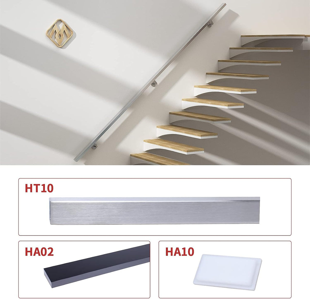 Adjustable Heavy Duty Brushed Stainless Steel Handrail Brackets K677