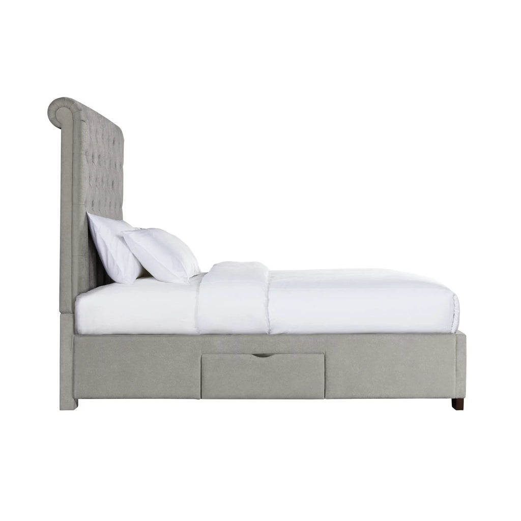 King Upholstered Storage Bed A1363