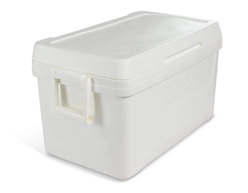 48 QT White Hard Sided Ice Chest Cooler T750629