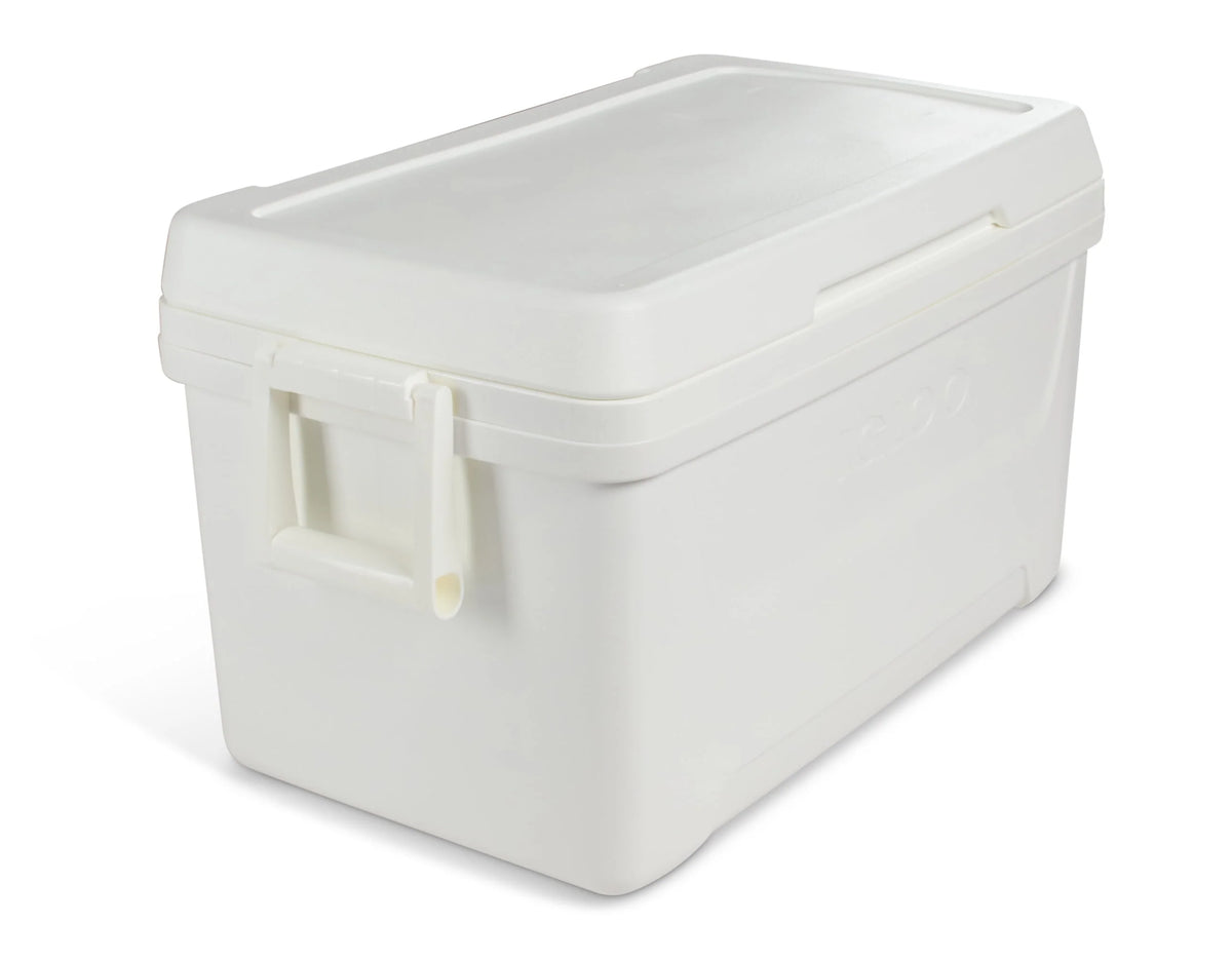 48 QT White Hard Sided Ice Chest Cooler T750629