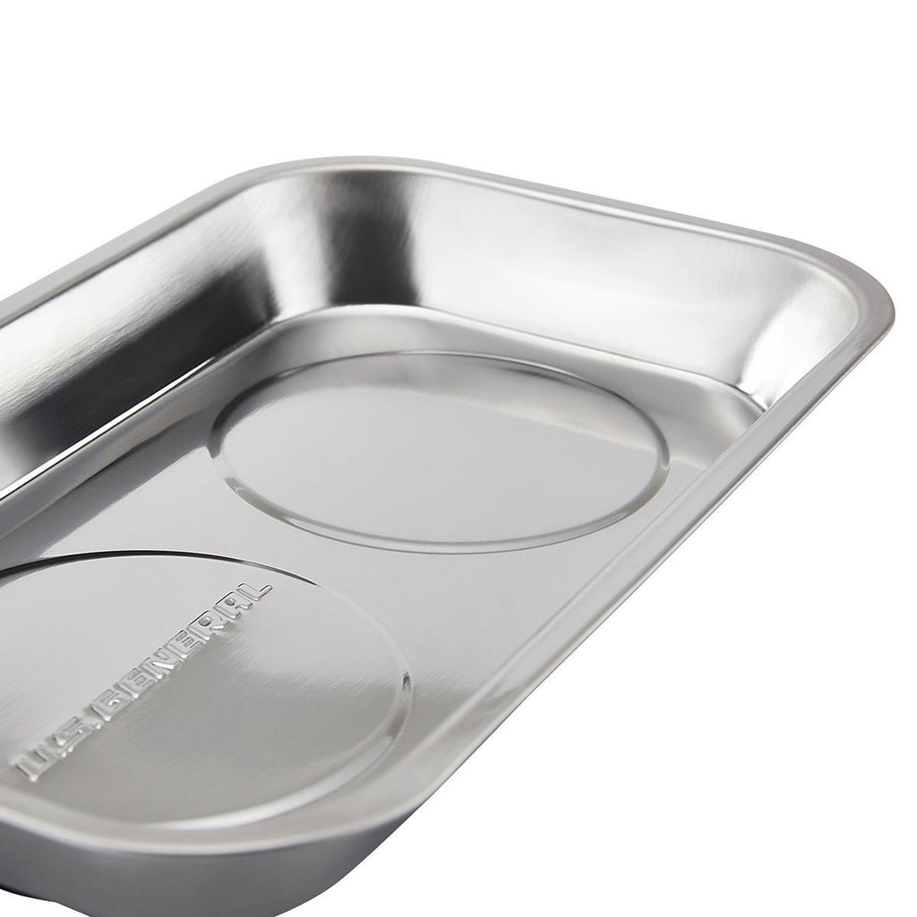 9-1/2 in. x 5-1/2 in. Magnetic Stainless Steel Parts Tray S3641