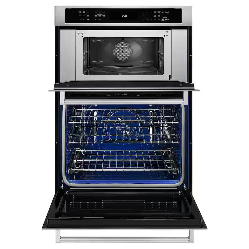 27 in. Electric Convection Wall Oven with Built-In Microwave in Stainless Steel I20975