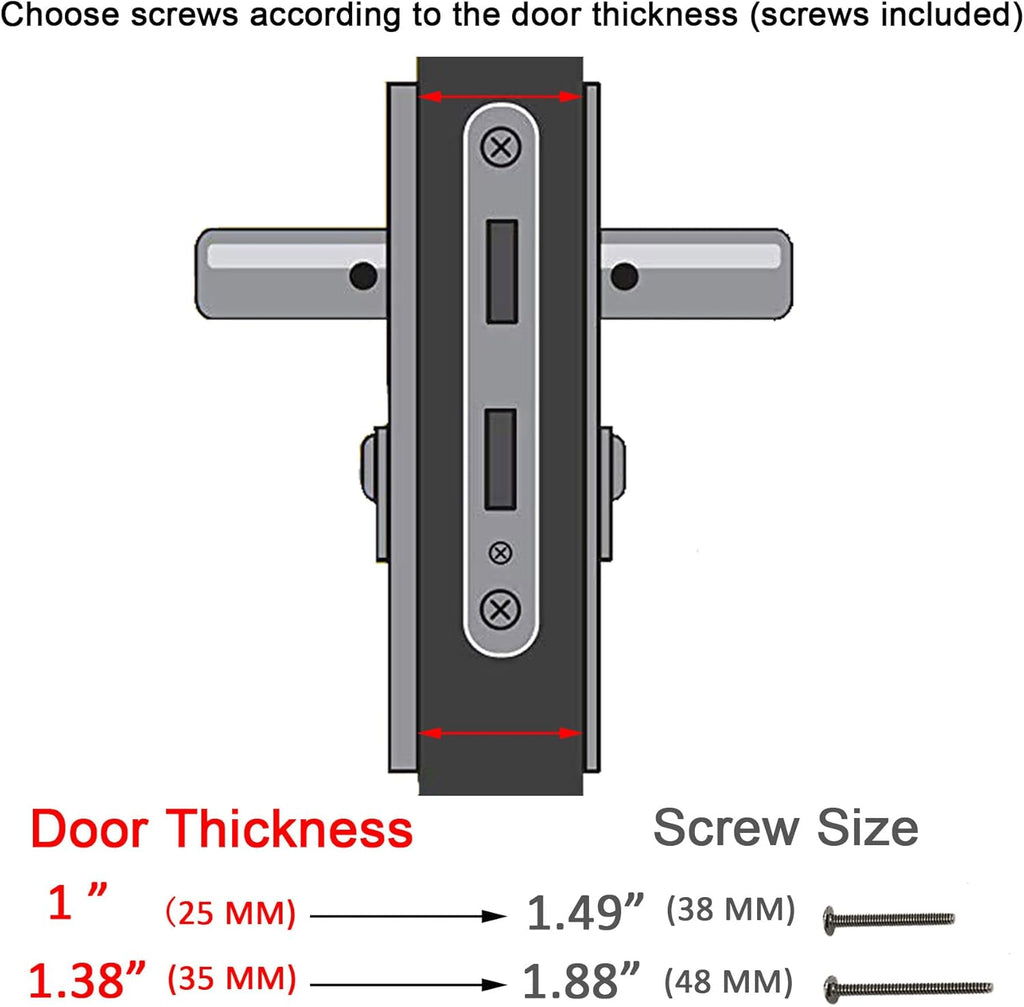 Brushed Polished Brass Solid Brass Lever Handle Mortise Lock Set for 1 in. Or 1.38 in. Thickness H1381
