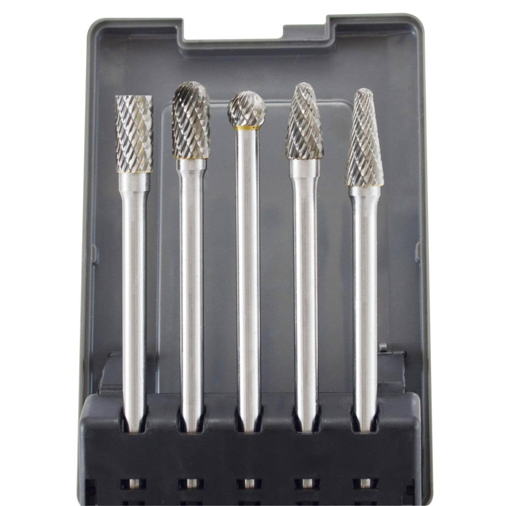 5 Piece 4.5x22 Double Cut Carbide Burr Set R924319