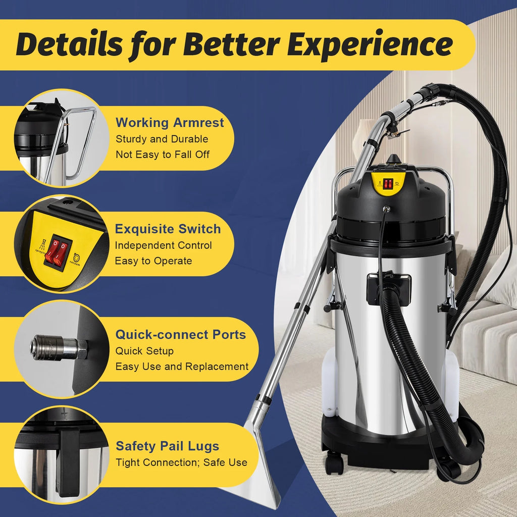40L 3in1 Carpet Cleaner Vacuum Extractor F3398
