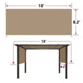 18' L x 8.2' W Replacement Canopy Top Cover for Pergola R746559