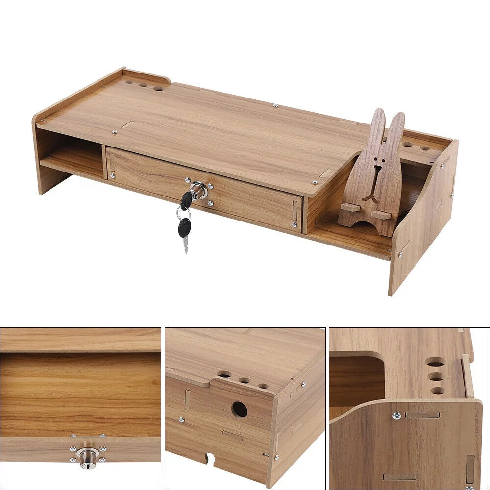 Monitor Riser Stand Desk Organizer H86735