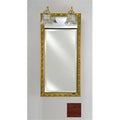 Recessed Single Door Cabinet with Traditional Lights - Arlington Cherry D6254