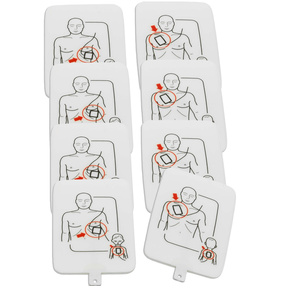 4-Pack AED UltraTrainer Pads V3260