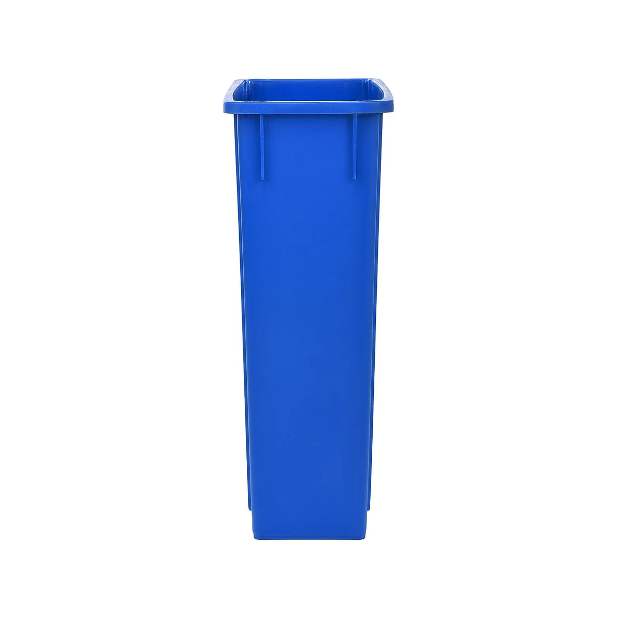 Blue 23-Gallon Polypropylene Trash Can with Slotted Lid 2/Pack F585341