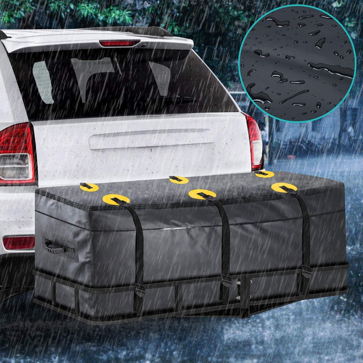 100% Waterproof 22 Cu Ft Hitch Cargo Carrier Bag I4484