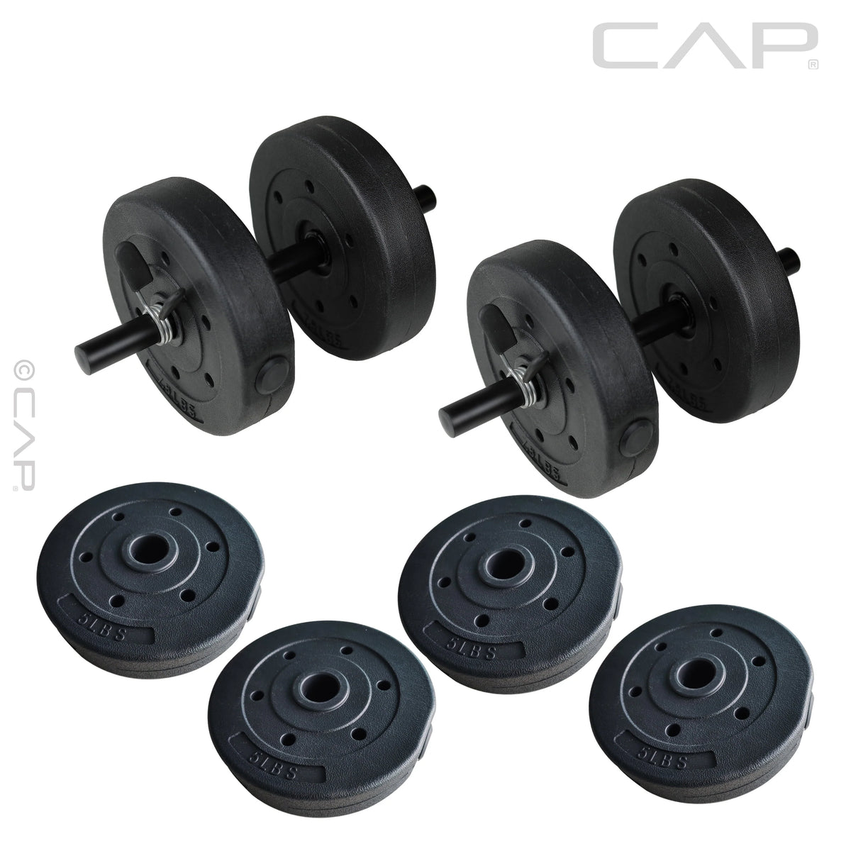 Flat Weight Bench & 50 lb Adjustable Dumbbell Set Q711