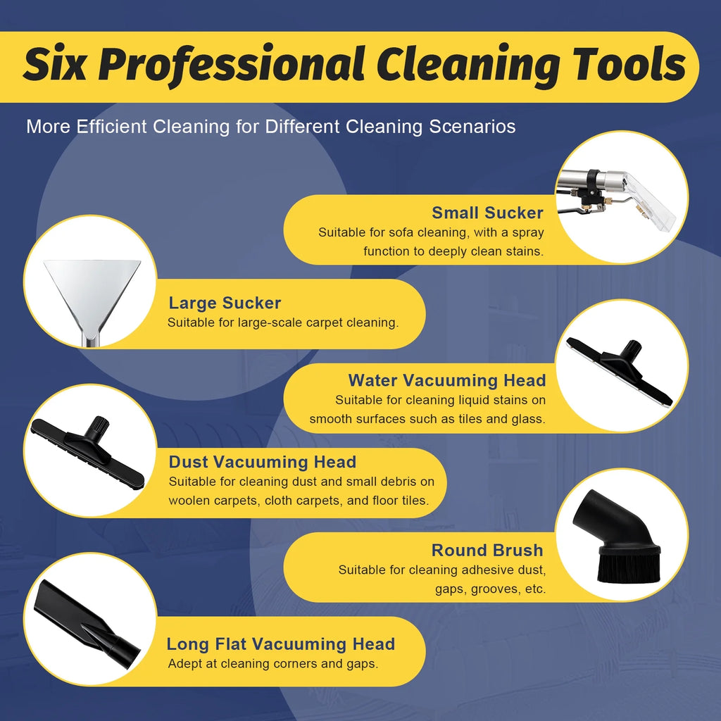 40L 3in1 Carpet Cleaner Vacuum Extractor F3398