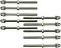 Stainless Steel Cable Tensioner Threaded Stud End Fitting E6408