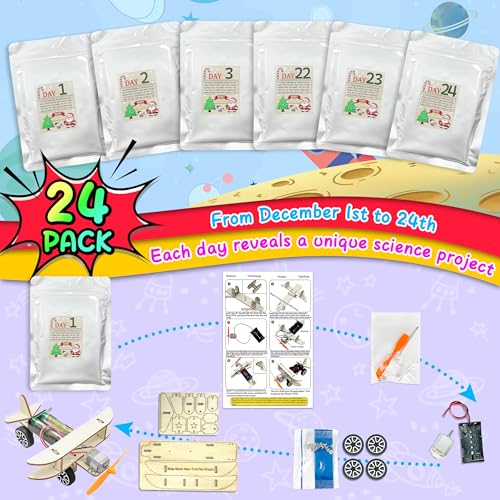 Wooden STEM Projects Kit Advent Calendar C319