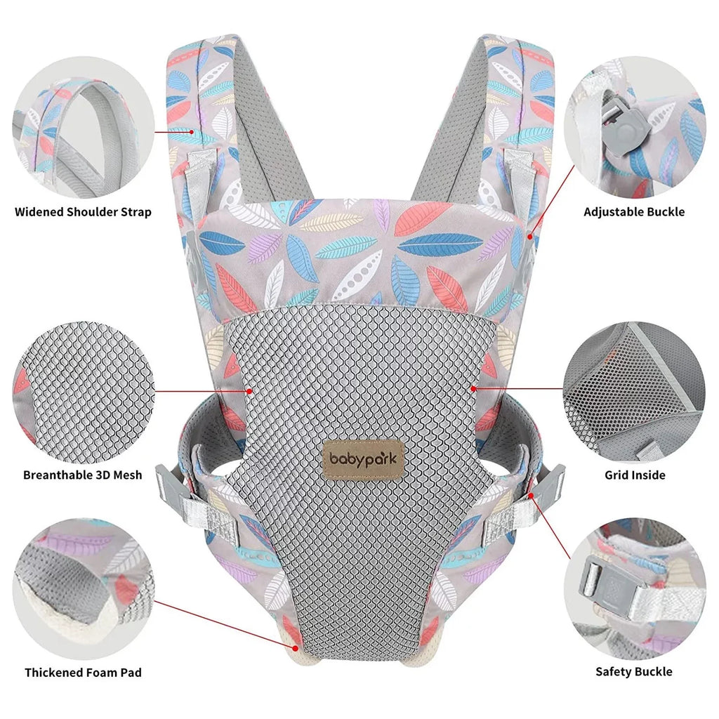 4-in-1 Baby Carrier with Adjustable Holder E6243