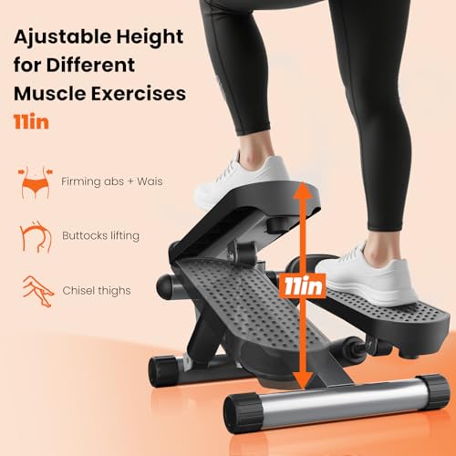 Mini Stair Stepper with Resistance Bands 265LBS Capacity L387880