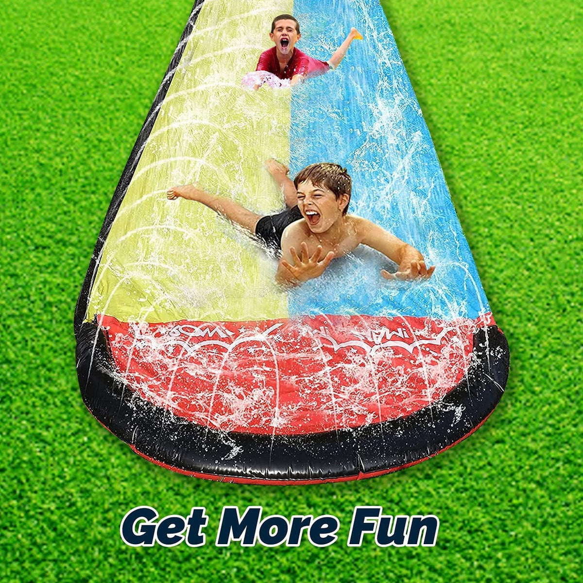 15.5ft Lawn Slide with Splash Sprinklers Z678980
