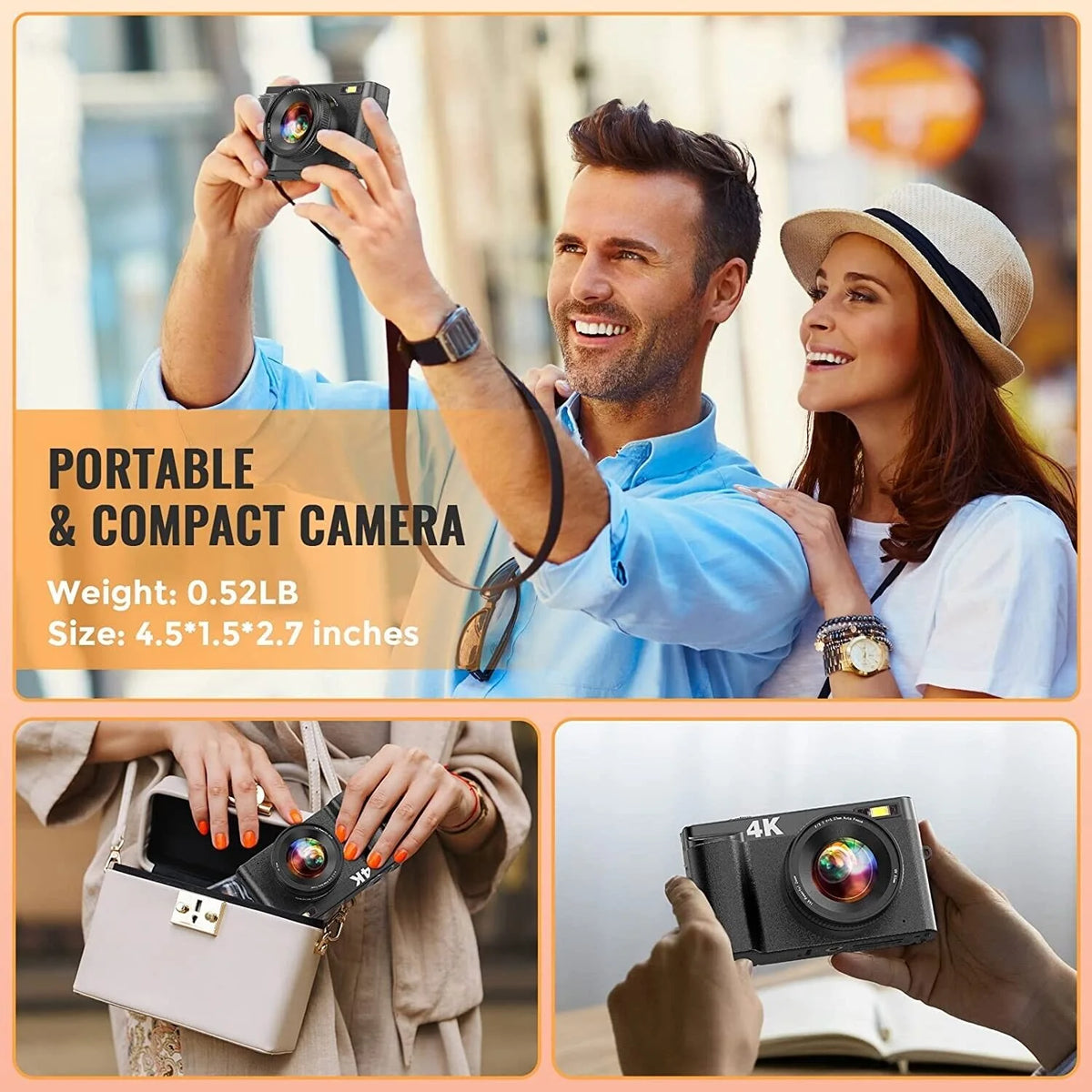 4K Digital Camera with 32GB SD Card L10611